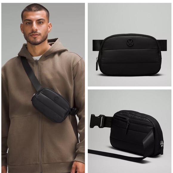 lululemon athletica Handbags - Lululemon Everywhere Belt Bag 1L *Wunder Puff in Black
